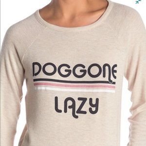 P.J. Salvage "Doggone Lazy" Sweater- NWT - Medium